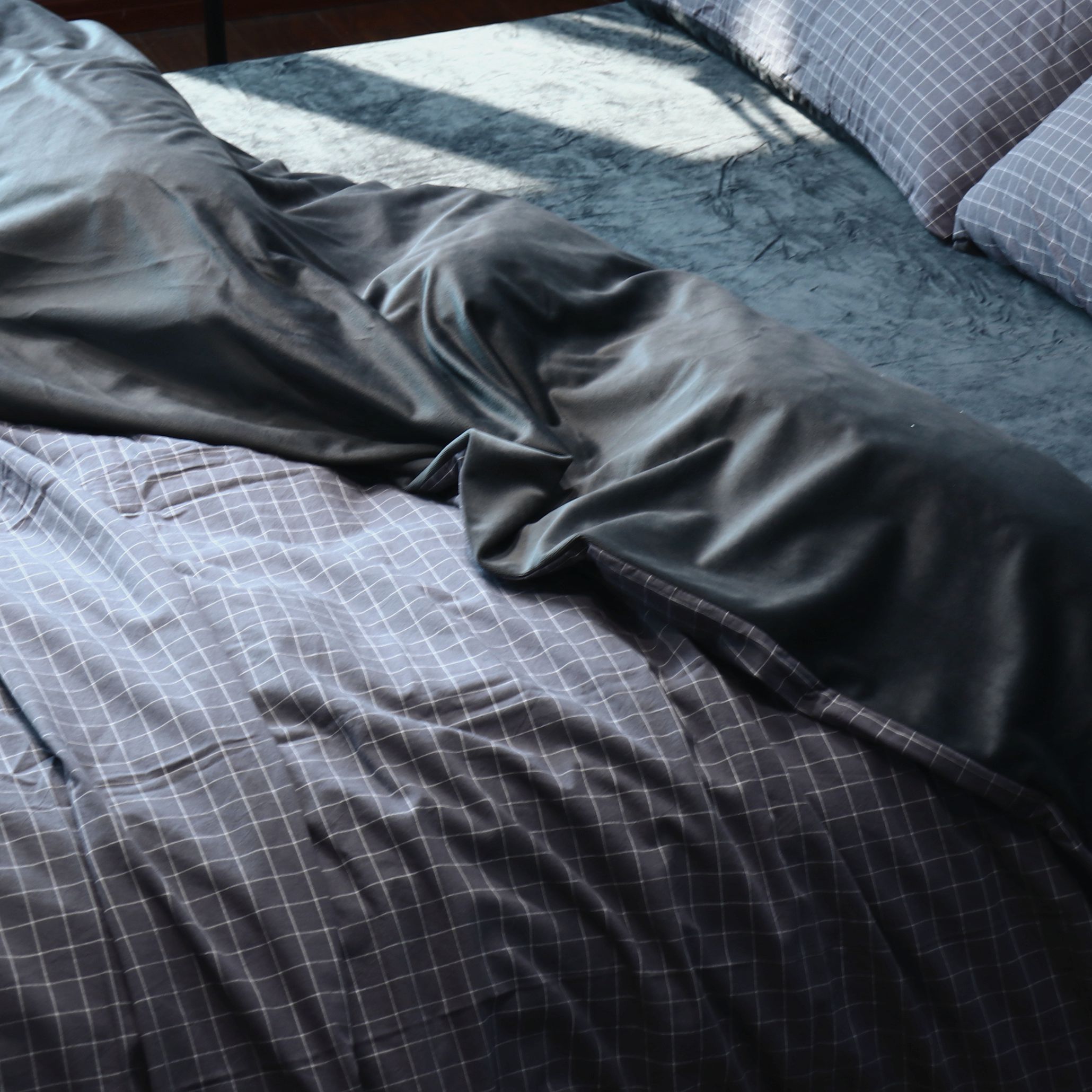 2020新款-全棉水洗棉拼绒保暖四件套 床单款三件套1.2m（4英尺）床 小资格调