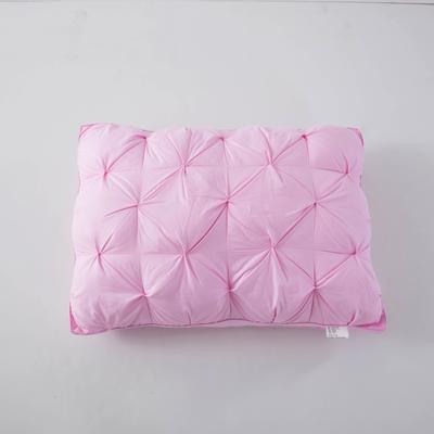2018 新款扭花枕 扭花枕（48*74cm）粉色
