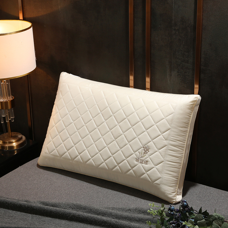 2020新款羽丝绒枕头枕芯（48*74cm/只） 板蓝根羽丝绒枕-白色