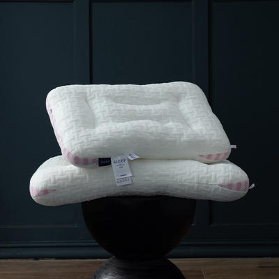 木果 优雅睡眠系列--新款spa针织棉按摩枕枕头枕芯 SPA按摩枕  40*60CM 粉条