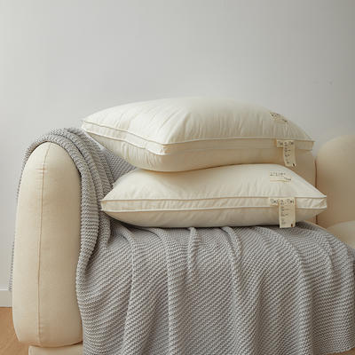 2023新款母婴级A类全棉抗菌枕 原生态枕头枕芯 原生态舒适枕-立体 高枕