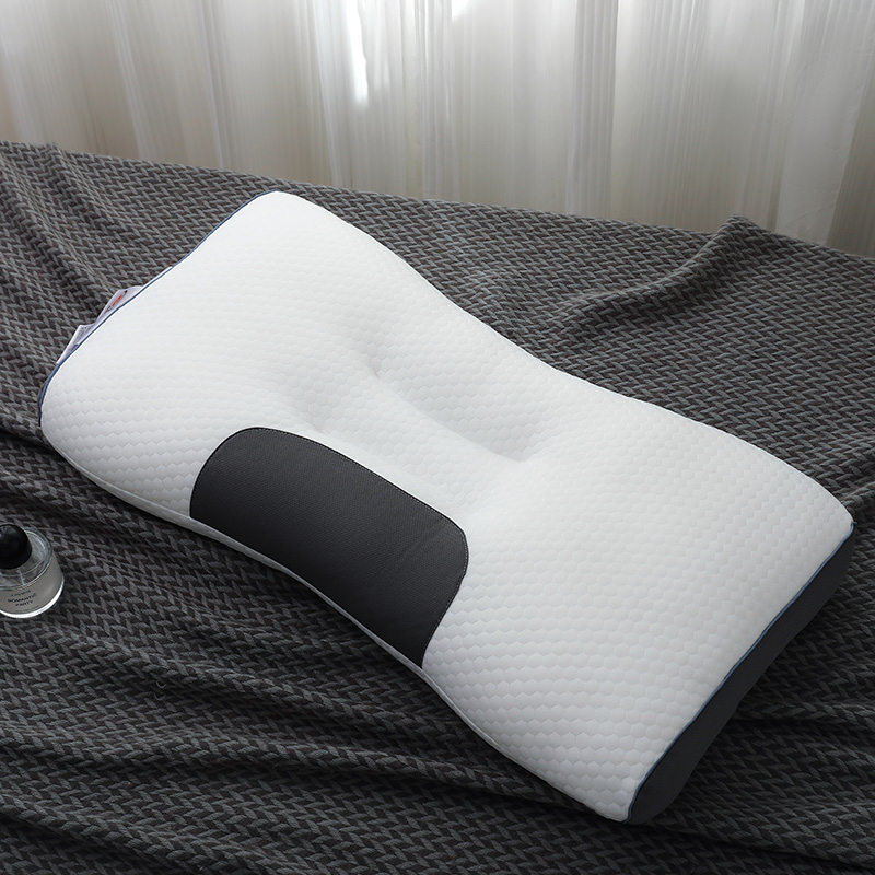 2023新款全新升级二代SPA助眠大豆枕头枕芯 针织蜂窝48*74cm高枕