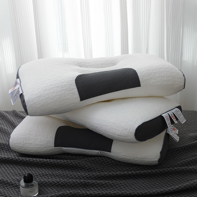 2023新款全新升级二代SPA助眠大豆枕头枕芯 升级药物针织波浪48*74cm高枕