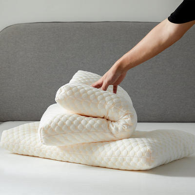 2023新款3D泡泡绒柔软亲肤低枕 儿童学生成人家用低枕头 矮枕 3D泡泡亲肤枕 48*74cm