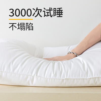 2023爆款全棉德国进口杜邦纤维五星级酒店枕枕头枕芯 现代星级双针酒店枕 （800克） 低枕/只