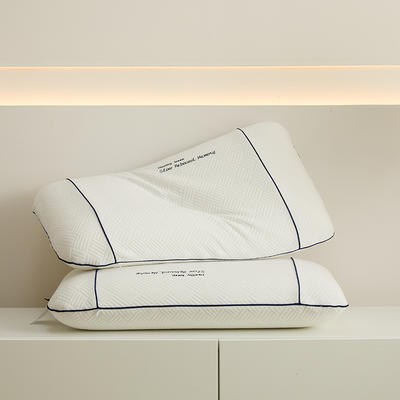 2023新款 针织牵引护颈枕  面包记忆枕芯  乳胶助眠枕头 恒温零压力记忆枕