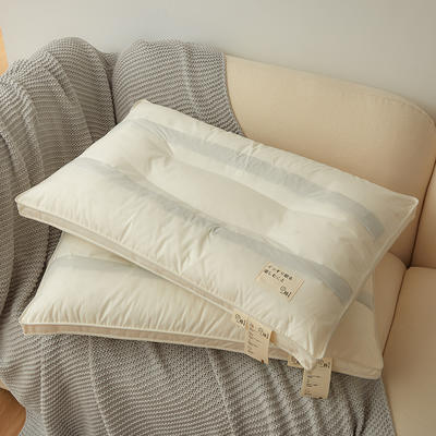 2023新款母婴级全棉A类抗菌枕头枕芯 原生态日式优睡眠护颈枕 原生态舒适枕--花草款