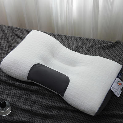 2023新款  一款好的枕头 舒睡的秘密   针织健眠枕头 SPA针织健眠护颈枕--波浪款