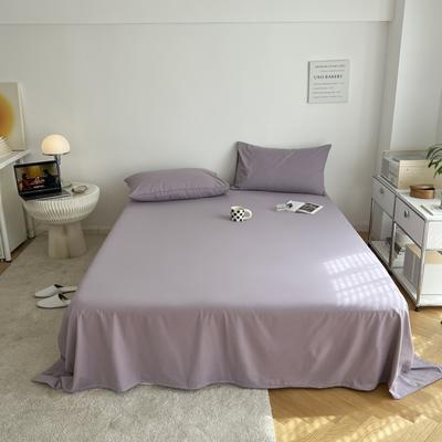 2021新款全棉磨毛混搭单床单 160x230cm单床单 风信紫