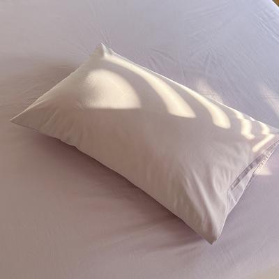 2022新款ins风纯色单品枕套系列 48*74cm枕套/只 淡紫