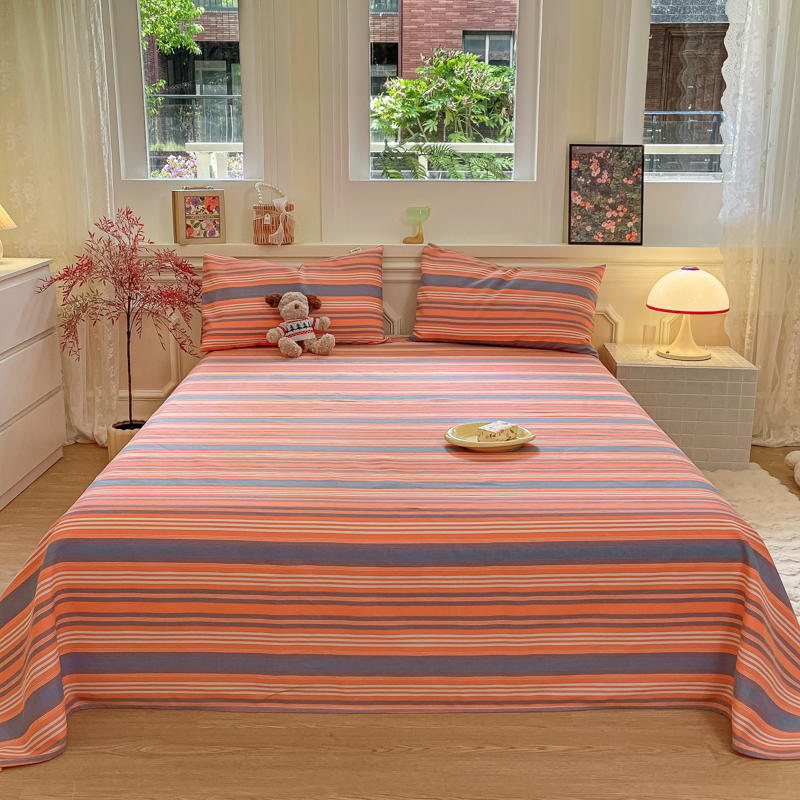 2025新款厚实绵软原棉老粗棉床单