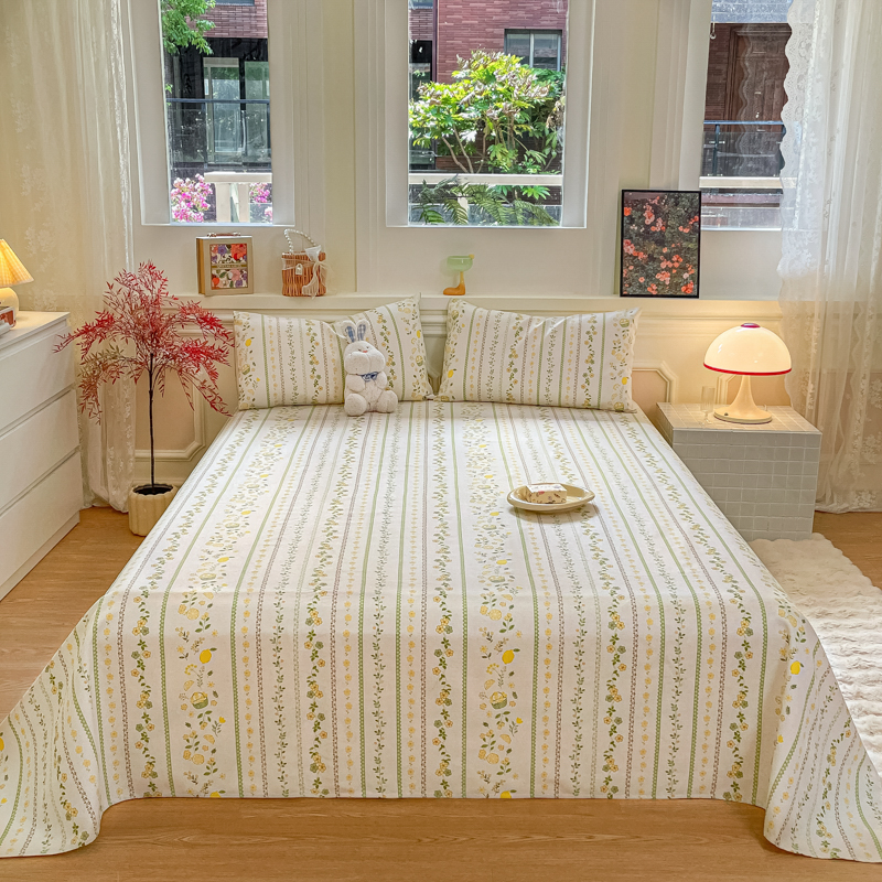 2025新款厚实绵软原棉老粗棉床单