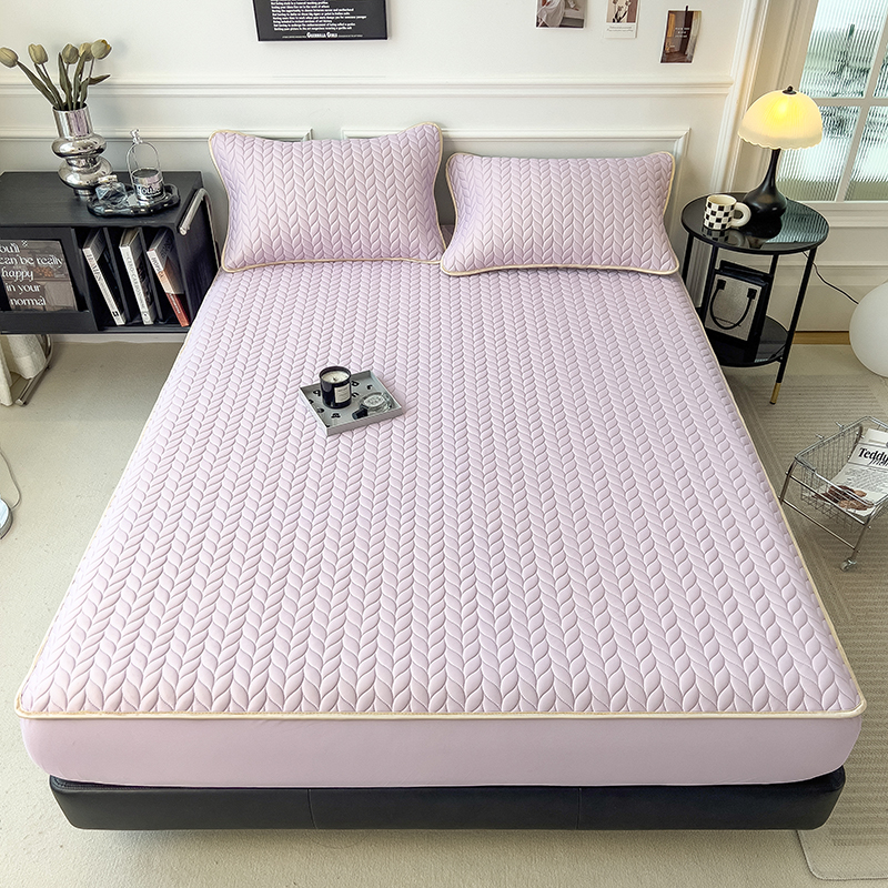 2025新款凉感丝床笠款乳胶席三件套