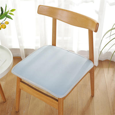 冰藤椅垫夏季凉垫老板椅办公电脑椅座垫方垫餐椅坐垫 45*45cm 6个装 冰藤灰