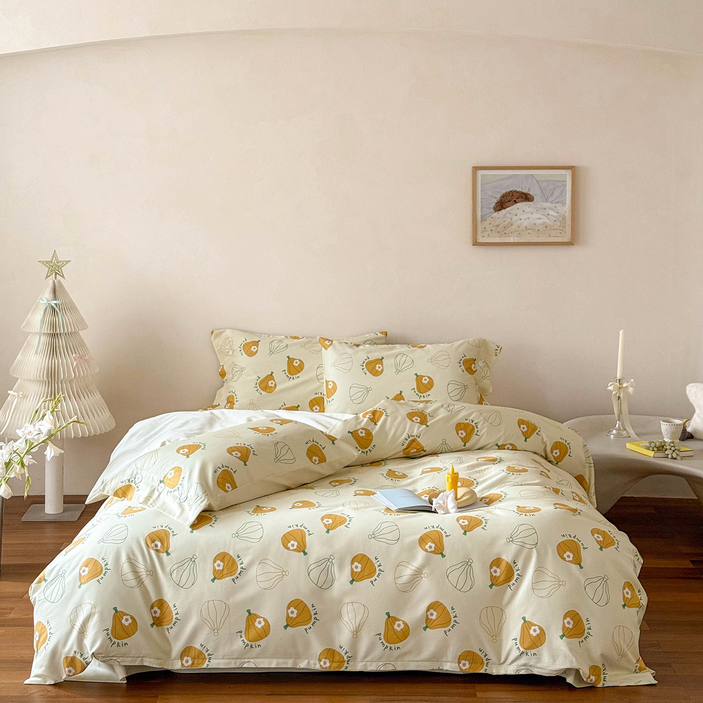 2025新款100S全棉数码印花系列四件套-金瓜拉多 金瓜拉多