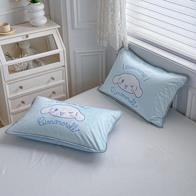 2023新款保暖印花宝宝绒套件单品系列 -单枕套 枕套40*60cm/只 奶油巴库