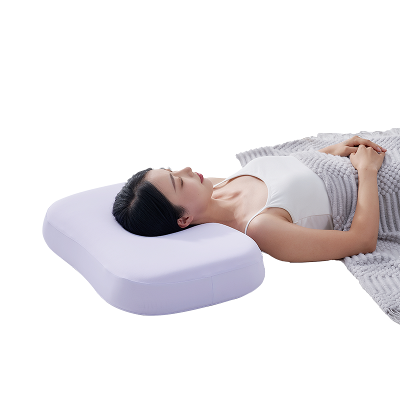 2024新款记忆棉护颈香皂枕枕头枕芯 60x40x10cm/只 紫色
