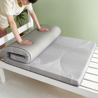 2023新款提花针织棉乳胶复合床垫--学生床 0.9*2.0m（3cm） 奢华灰