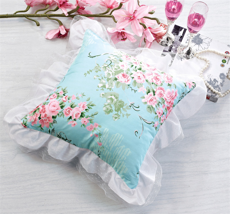2017 新款方枕系列 方枕（夹棉款） 方枕-爱丁堡玫瑰