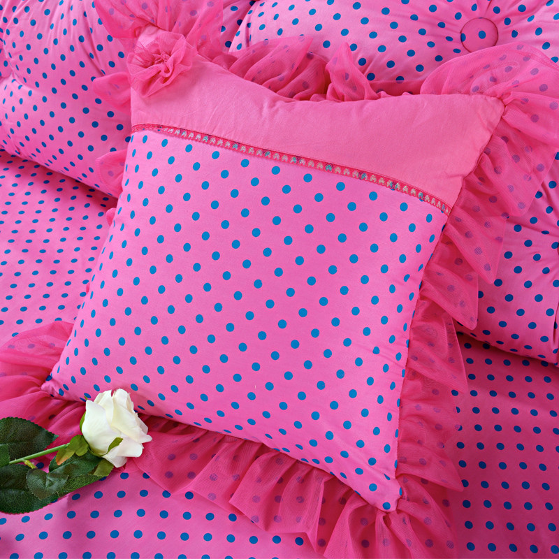 2017 新款方枕系列 方枕（夹棉款） 红玫瑰