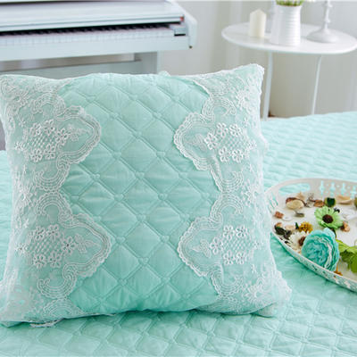 2017 新款方枕系列 方枕（夹棉款） 花的嫁衣 -绿