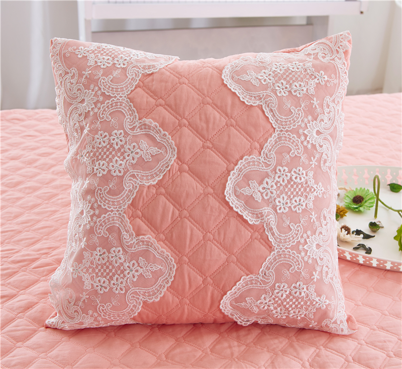 2017 新款方枕系列 方枕（夹棉款） 花的嫁衣 -玉色