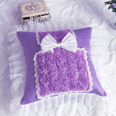 2017 新款方枕系列 方枕（夹棉款） 香水-紫
