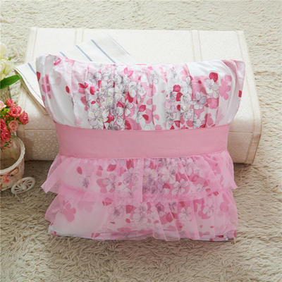 2017 新款方枕系列 方枕（夹棉款） 樱花粉
