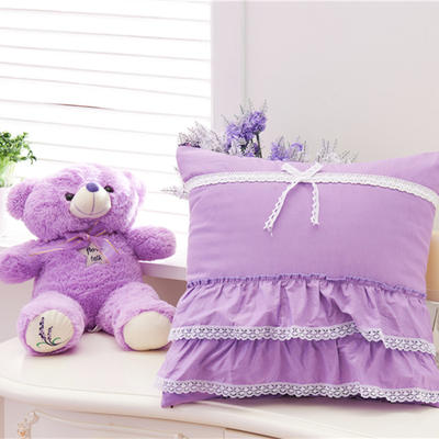 2017 新款方枕系列 方枕（夹棉款） 紫色物语