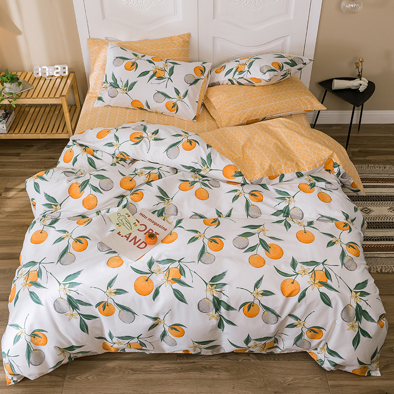 2019新款-全棉四件套 床单款四件套1.5m（5英尺）床 纳维尔