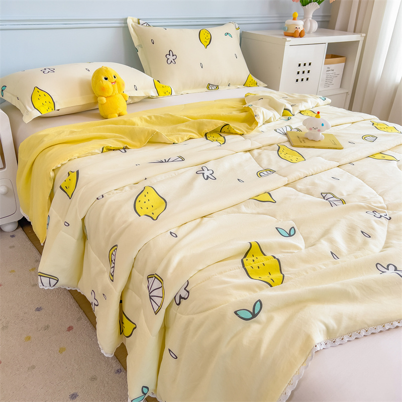 2026新款水洗棉印花夏被夏凉被