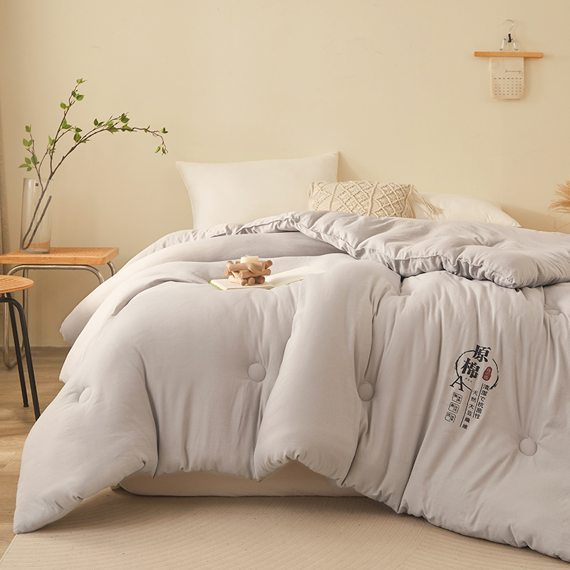 2025新品A类水洗原棉大豆纤维夏被春秋被冬被