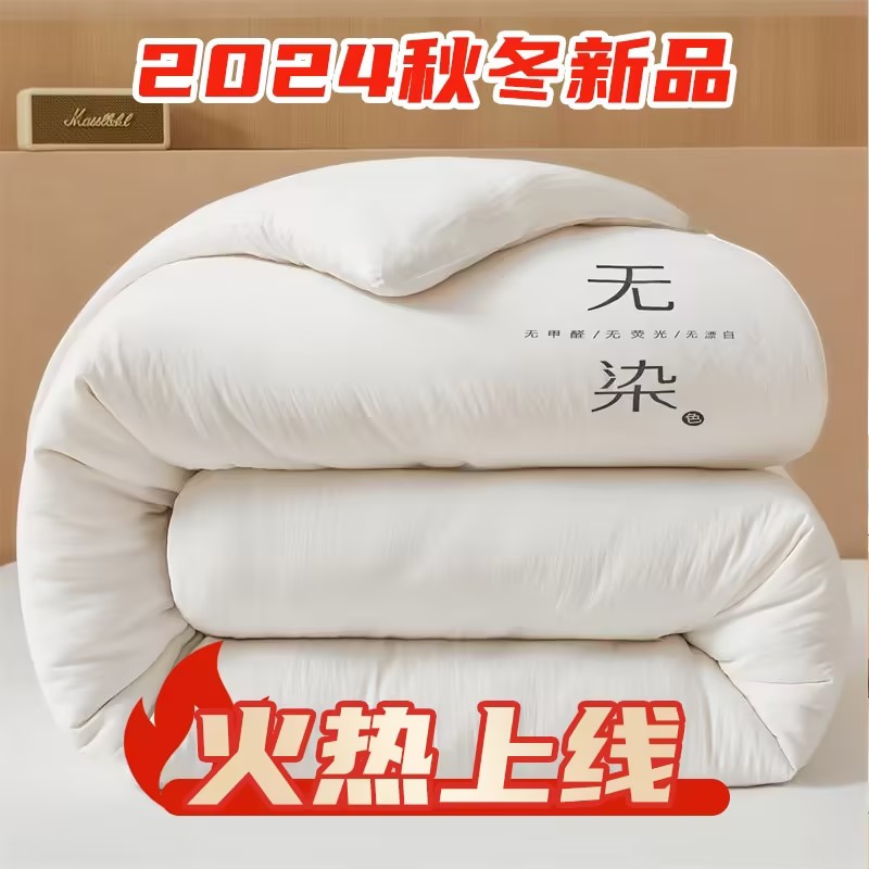 2025新款A类无染大豆纤维春秋被冬被学生被