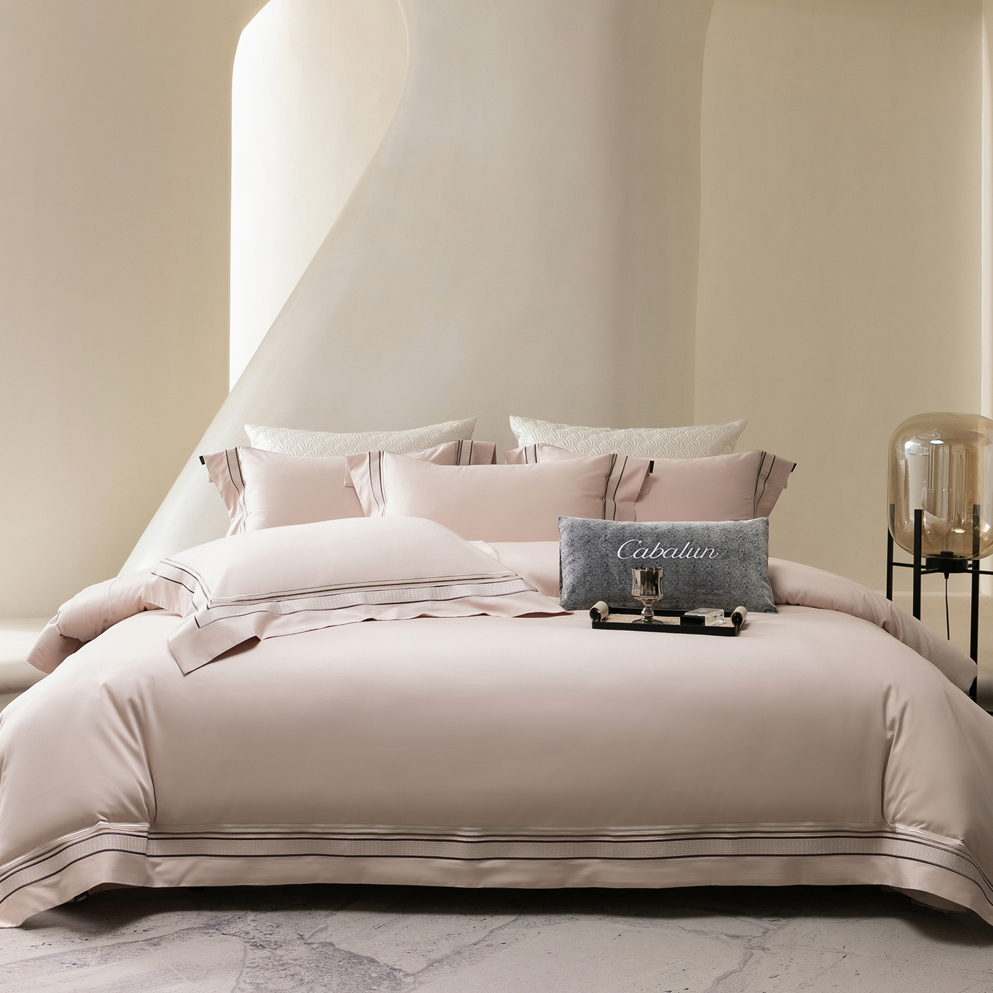 2026新款简奢高定超细旦全棉绣边系列四件套