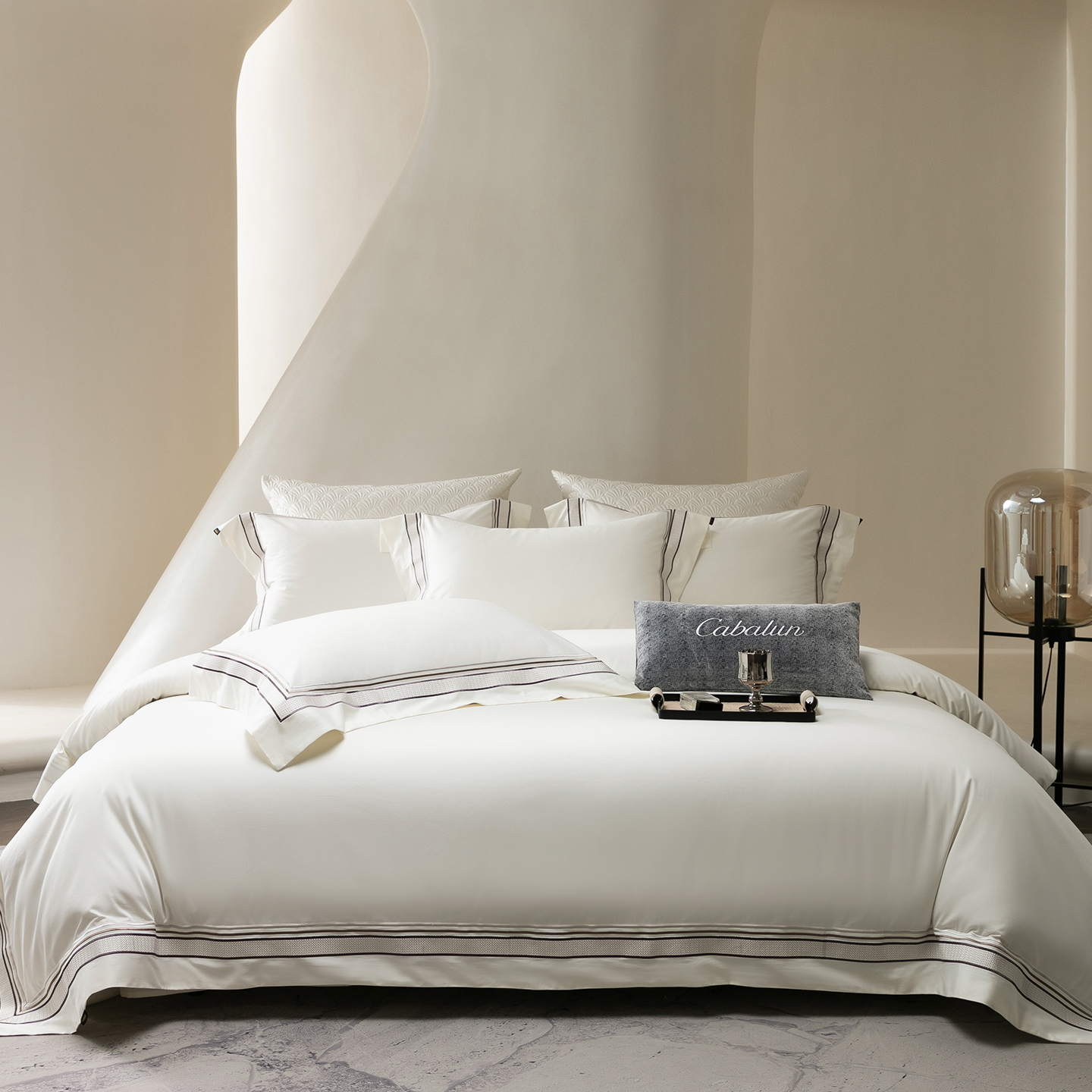 2026新款简奢高定超细旦全棉绣边系列四件套