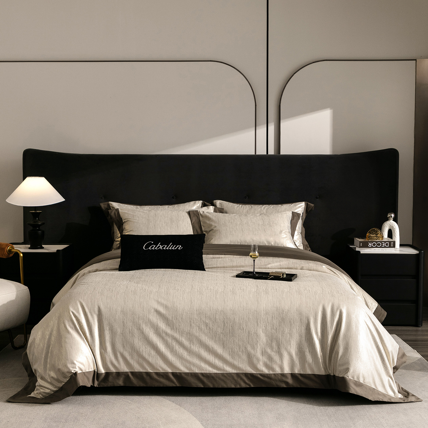 2025新款金丝绒鎏金绒四件套 拾光-奶白