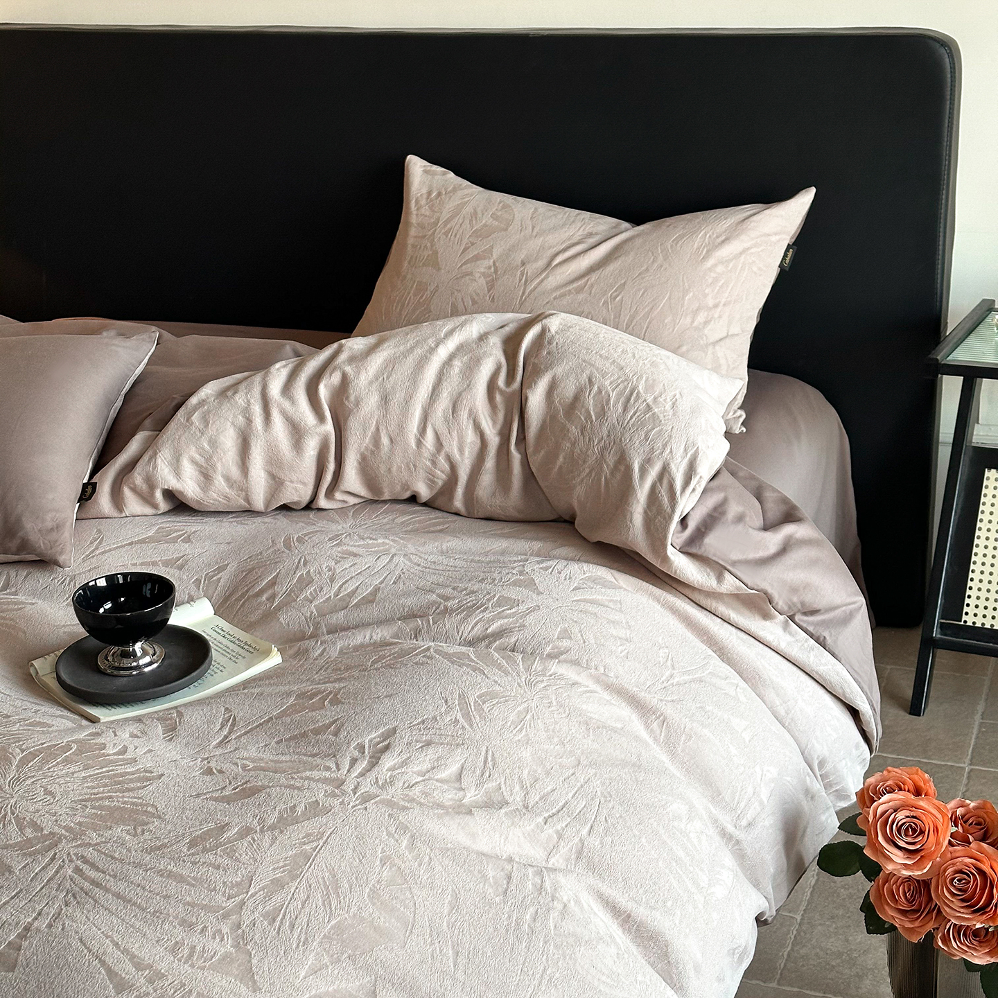 2026新款全棉厚织提花系列简约款四件套