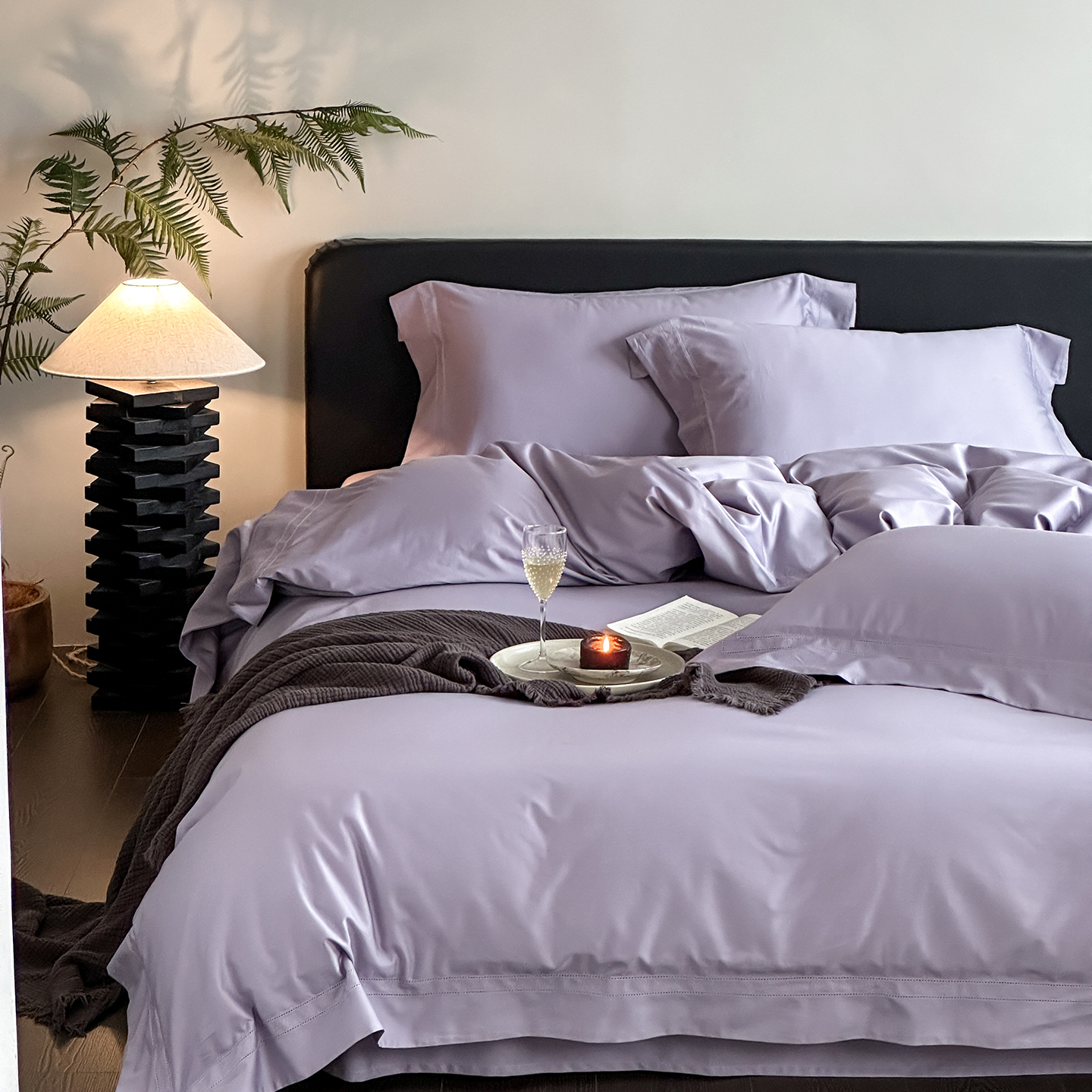 2026新款全棉安娜轻氧裸感棉亚朵同款四件套