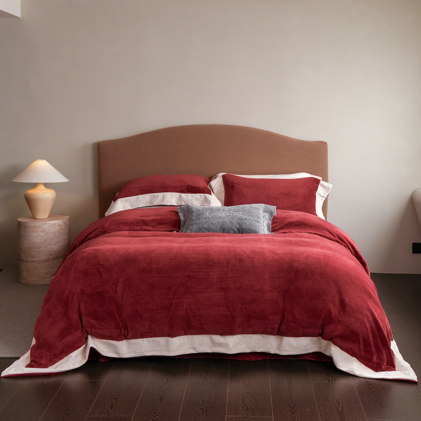 2025新款280克全消光绣花拼边四件套-赫莲娜