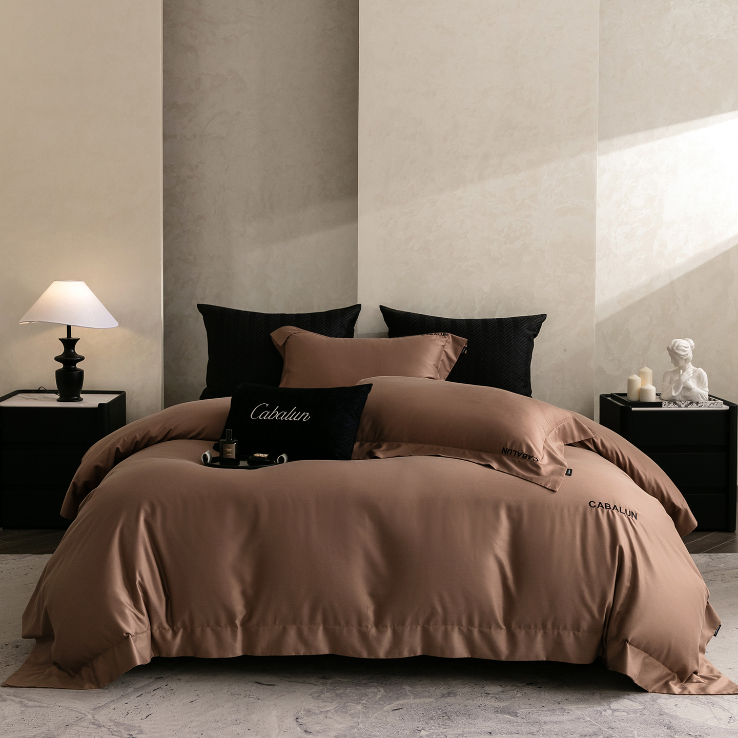 2026新款80支LF级天丝棉磨毛四件套