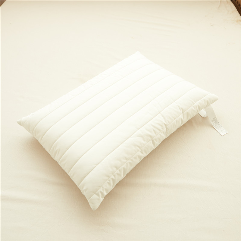 聚氨酯低反弹绗缝枕 白色43*63cm