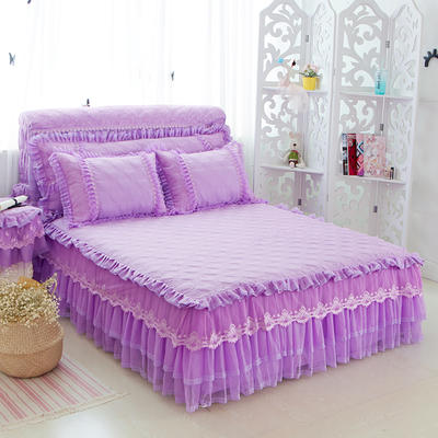 唯美床裙 180cmx200cm 紫色