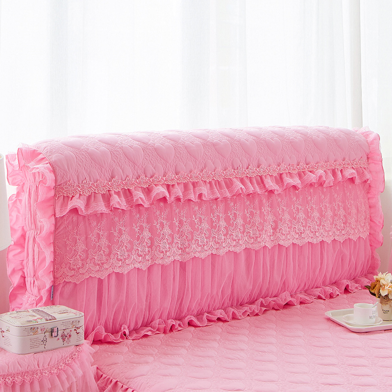 浪漫满屋系列 2022新款浪漫满屋床头罩 1.8米 粉色