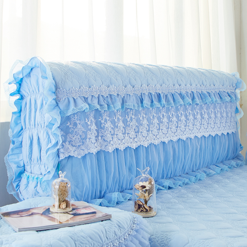 浪漫满屋系列 2022新款浪漫满屋床头罩 1.8米 天蓝色