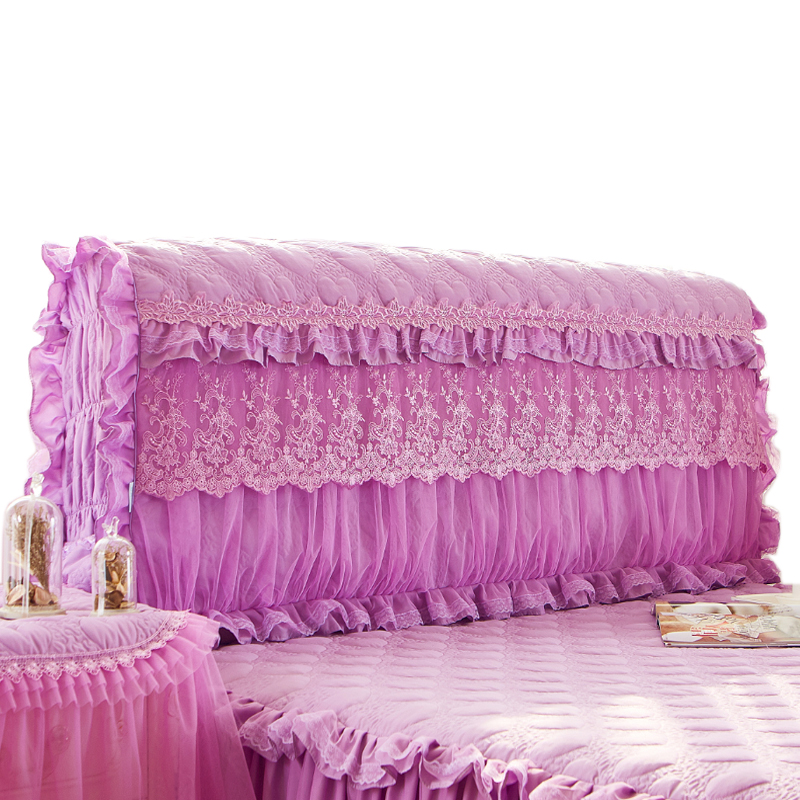 浪漫满屋系列 2022新款浪漫满屋床头罩 1.8米 紫色