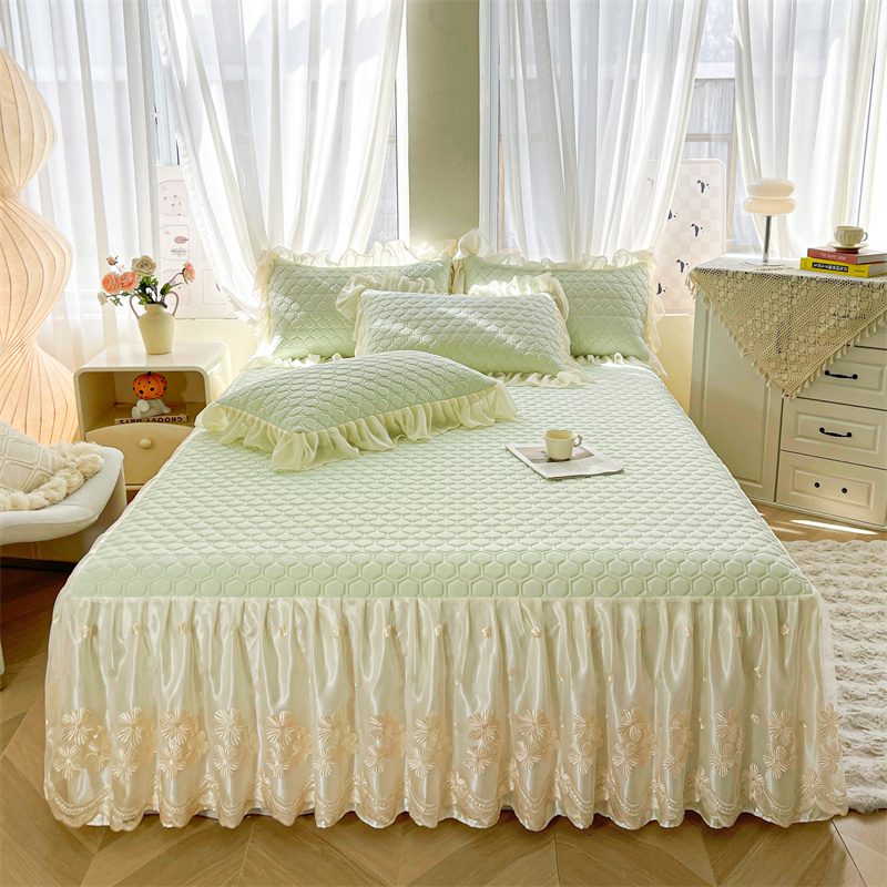 2026新款A类凉感丝乳胶床裙席三件套-清风系列