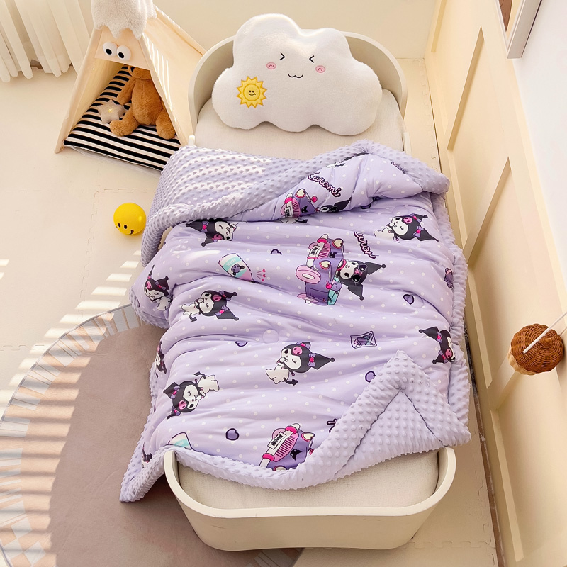 2025新款A类针织棉儿童豆豆被子被芯-三丽鸥系列 点点库洛米
