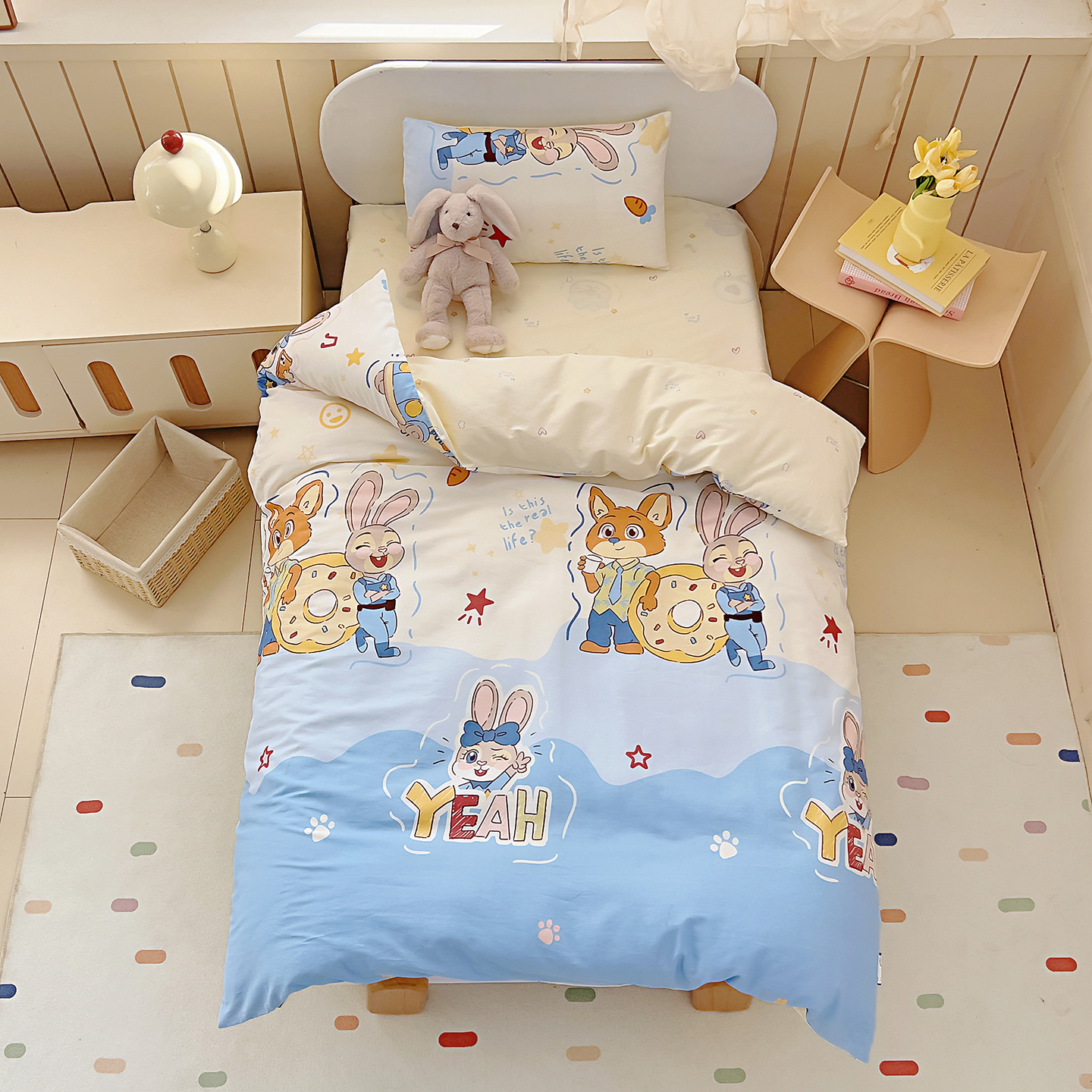 2026新款AB版全棉印花幼儿园三件套儿童午睡被宝宝入园含芯多件套 最佳搭档