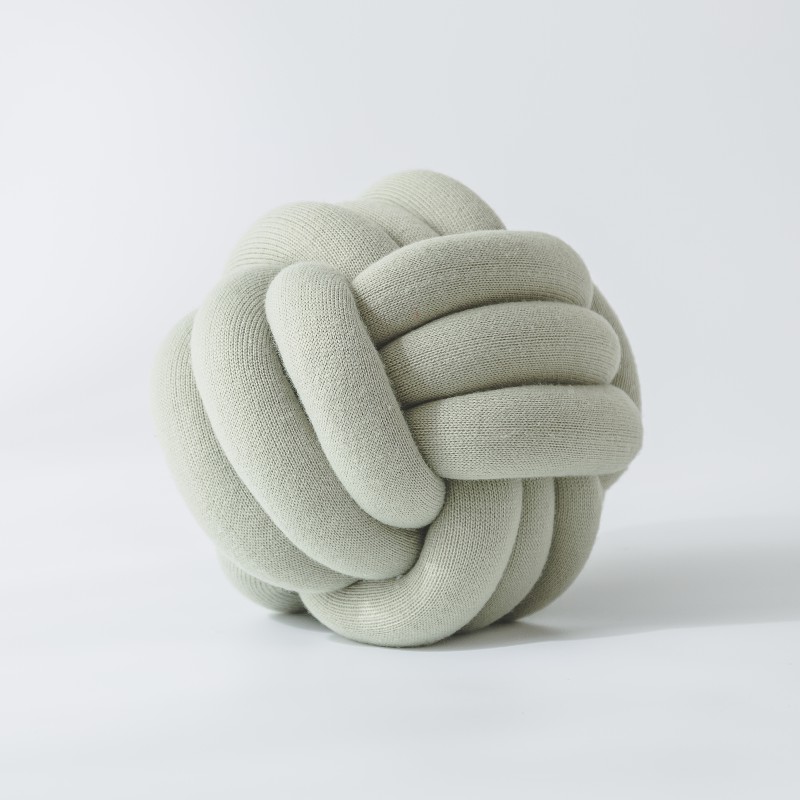 球形打结靠枕  ins风抱枕 直径25~30cm 抹茶