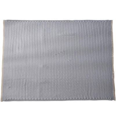 新款-空调休闲毯睡毯盖毯午睡盖毯若利卡羊毛混纺毯 130*160cm 灰色